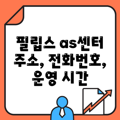 필립스 as센터 주소, 전화번호, 운영 시간