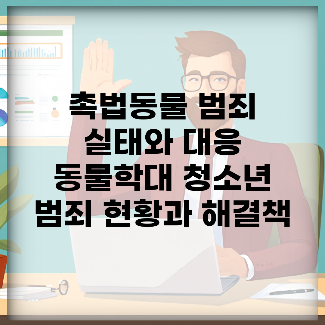 촉법동물 범죄 실태와 대응 | 동물학대 청소년 범죄 현황과 해결책
