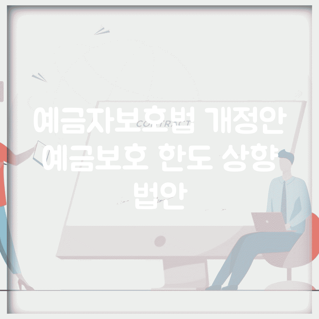 예금자보호법 개정안 | 예금보호 한도 상향 법안