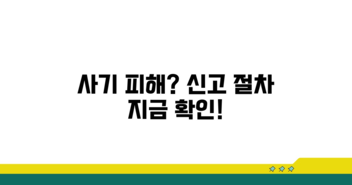 사기 피해시 신고 방법 알아보기