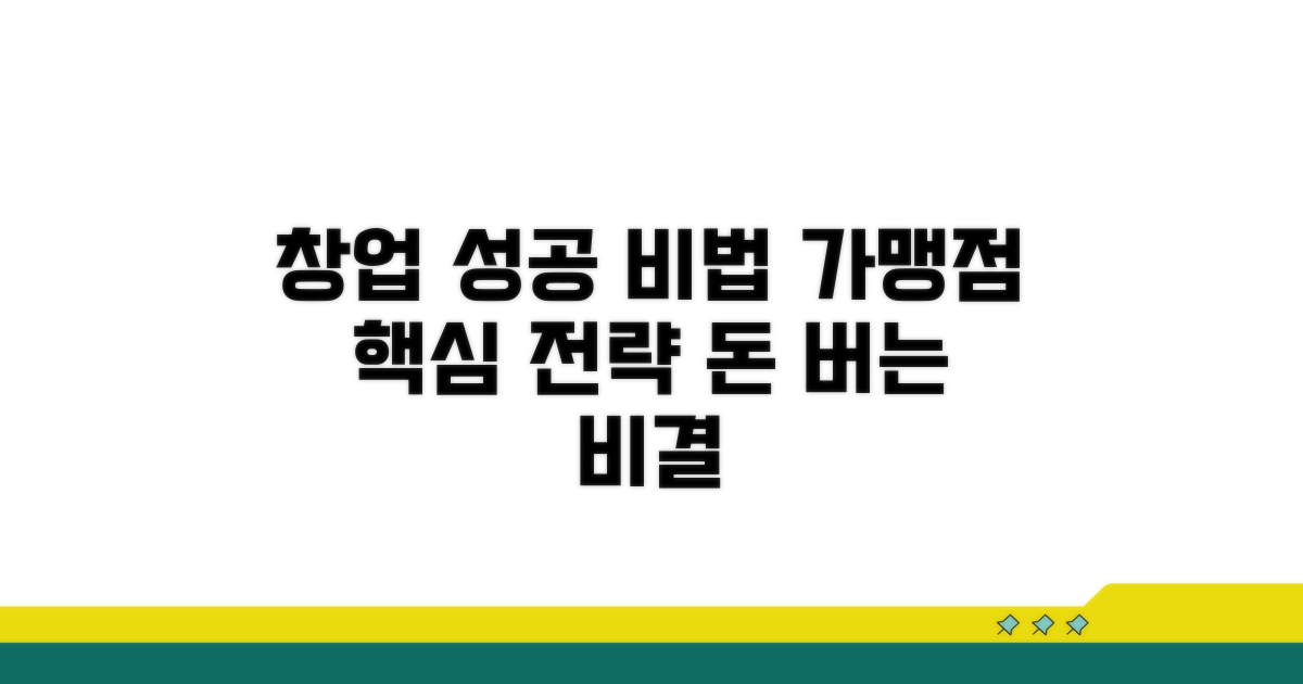 가맹점 창업, 성공을 위한 핵심 전략