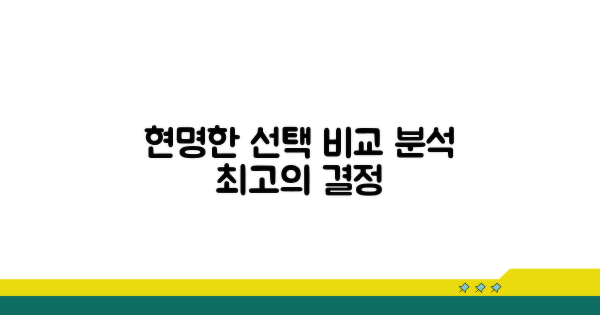 현명한 선택을 위한 비교 분석