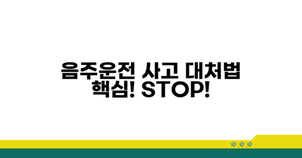 음주운전 사고, 대처법 핵심 정리