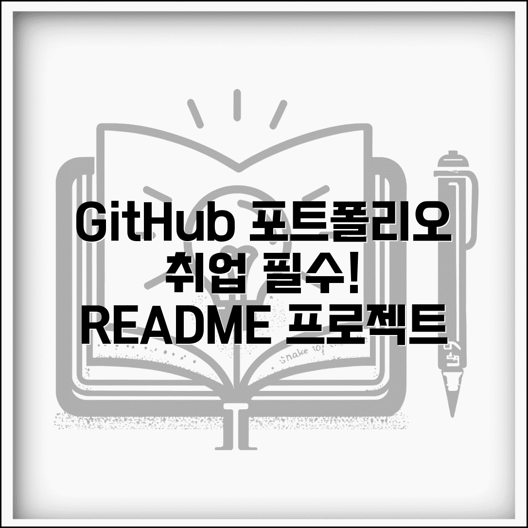 GitHub 포트폴리오 만들기 취업 필수 | 면접관 눈에 띄는 README 작성법과 프로젝트 정리 전략