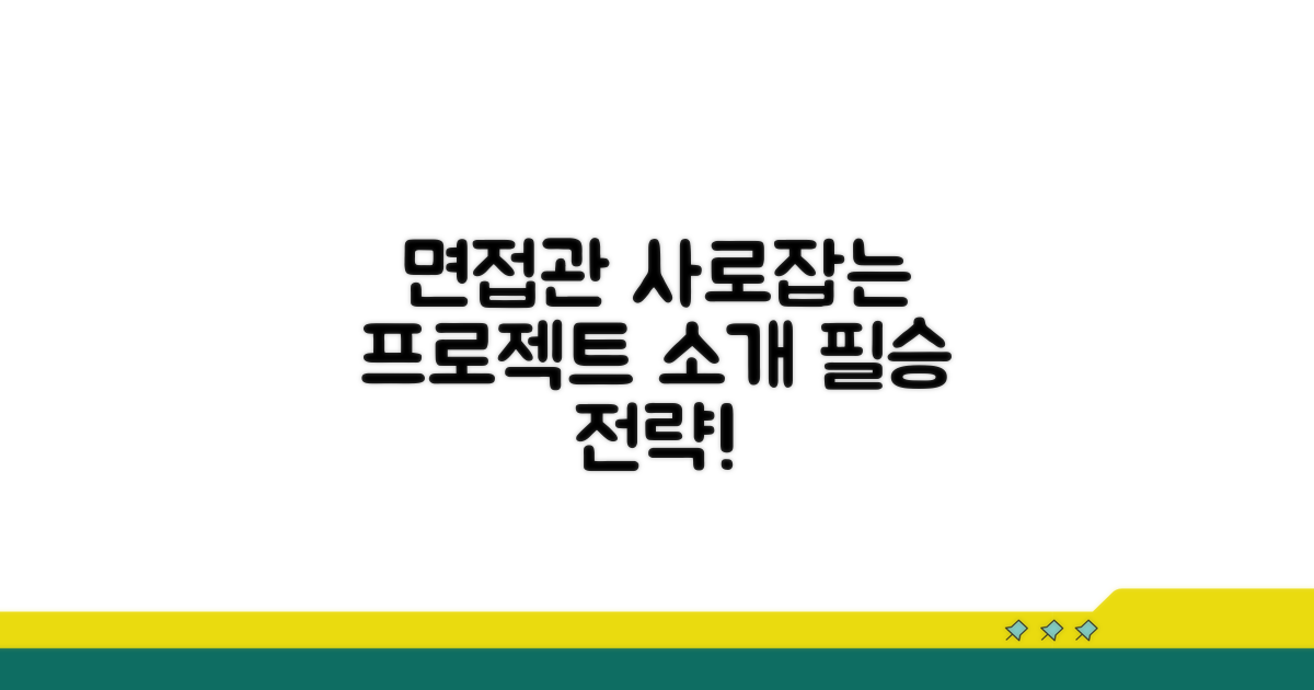 면접관이 좋아하는 프로젝트 소개 방식