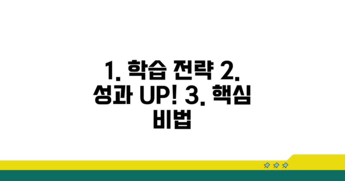 성과 향상 위한 학습 전략