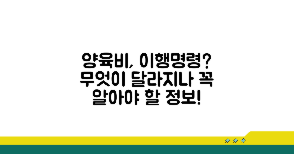 양육비 이행명령, 무엇이 달라질까?