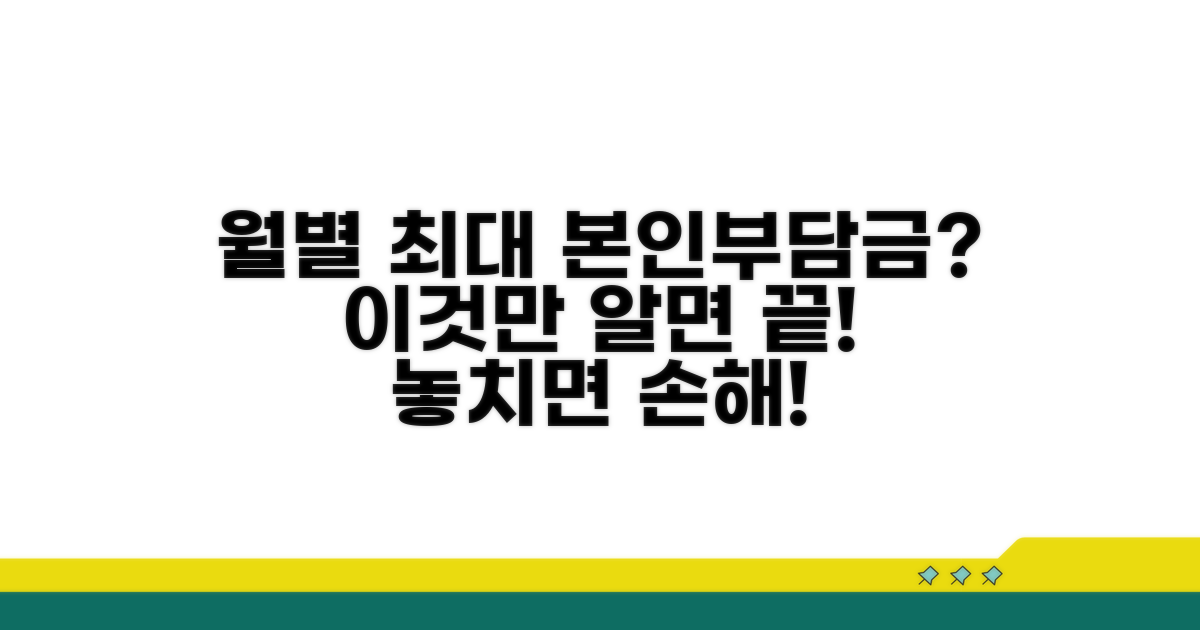 월별 최대 본인부담금 얼마까지?
