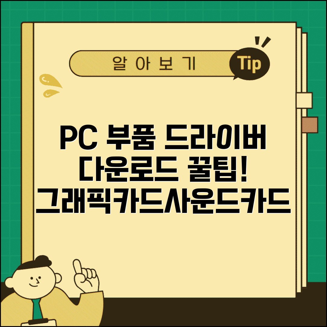 드라이버 다운로드 받는 법 하드웨어 | 그래픽카드 사운드카드 최신 드라이버 설치로 성능 최적화