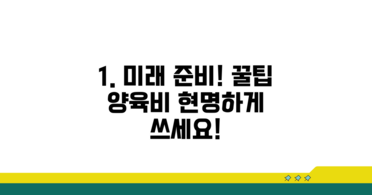 자녀의 미래를 위한 양육비 활용 팁