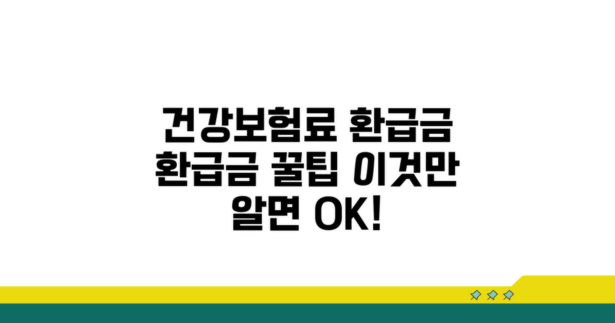 건강보험료 환급금, 이것만 알면 끝