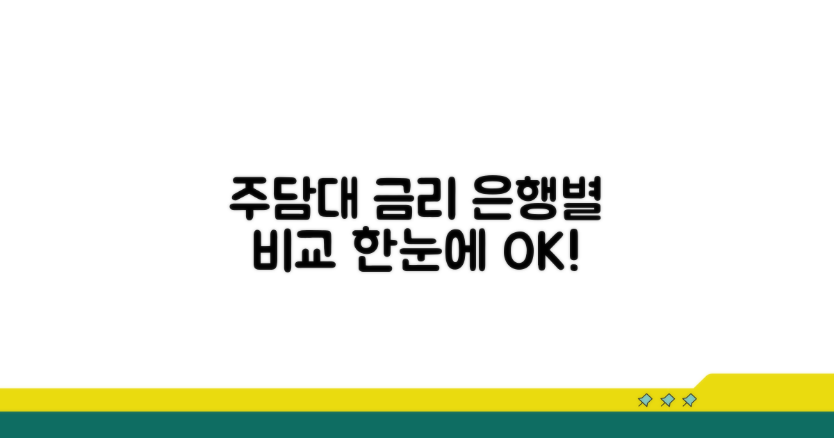 은행별 주담대 금리 비교 한눈에