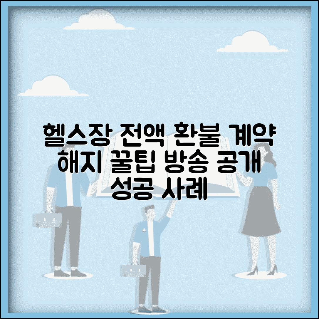 알쓸신잡 헬스장 전액 환불받는 꿀팁 | 방송에서 공개된 헬스클럽 계약 해지 성공 사례