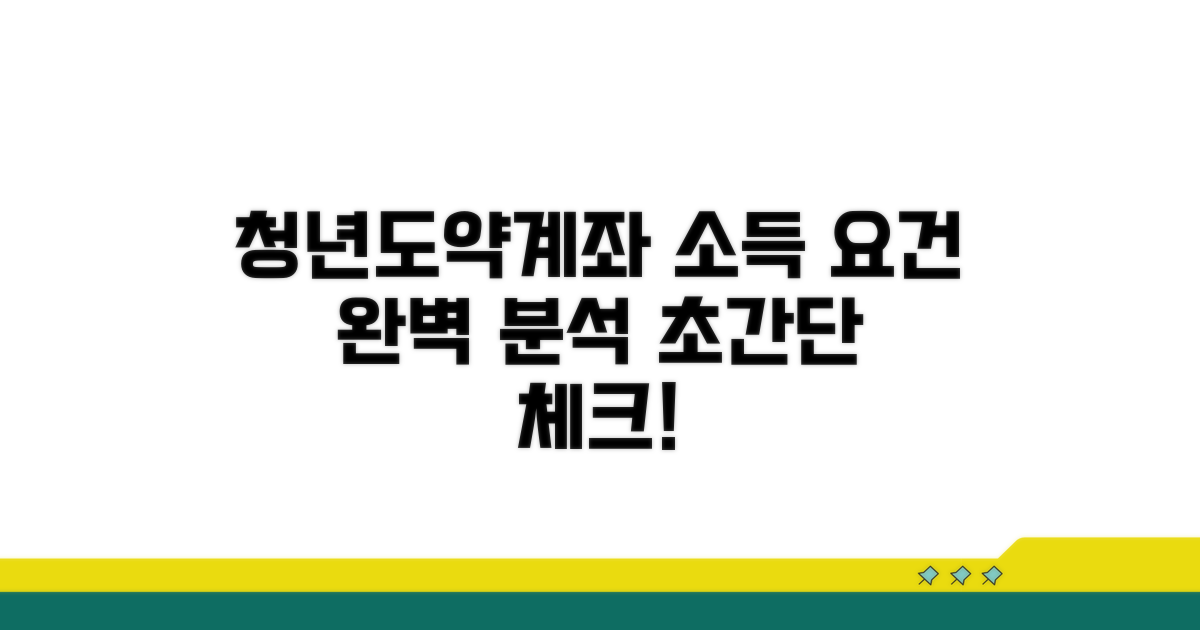 청년도약계좌 소득 요건 분석