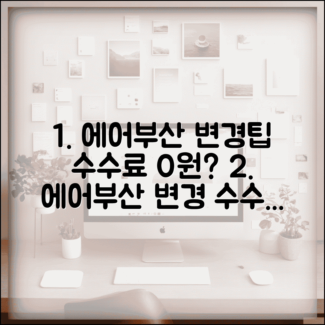 에어부산 변경 수수료 저비용항공 | 에어부산 항공편 일정 변경과 좌석 변경 수수료 정책