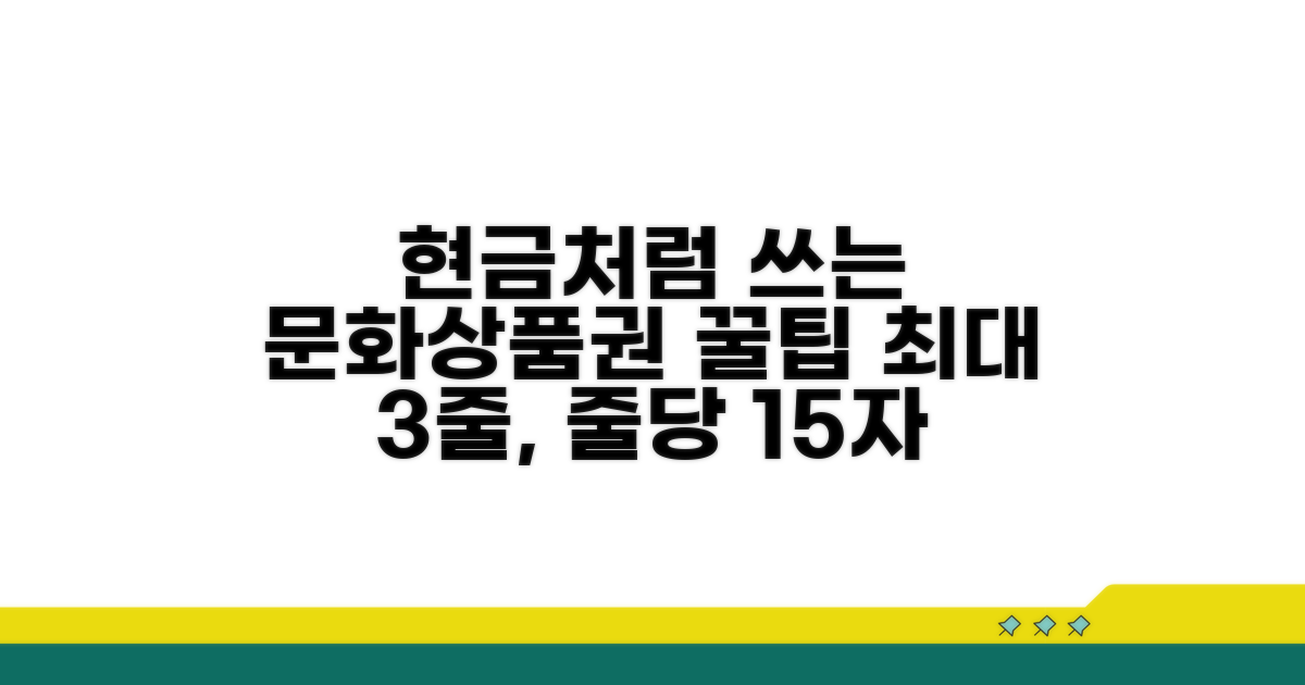 현금처럼 쓰는 문화상품권 활용법