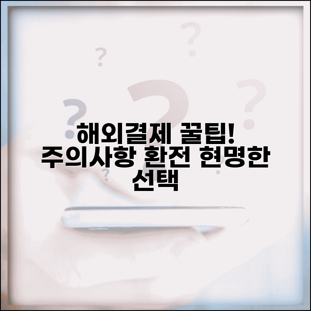 해외결제 하는법 절차 가이드 | 결제 시 주의사항 | 통화환산 옵션 현명한 선택