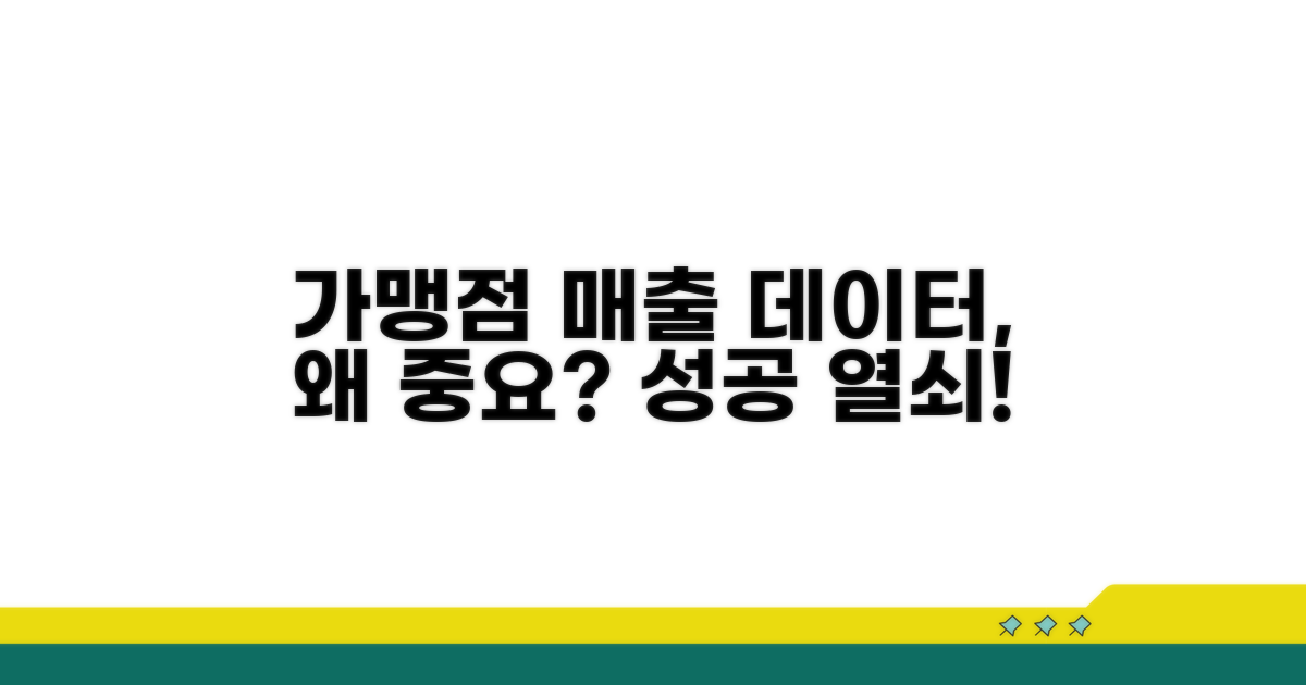 가맹점 매출 데이터, 왜 중요할까?
