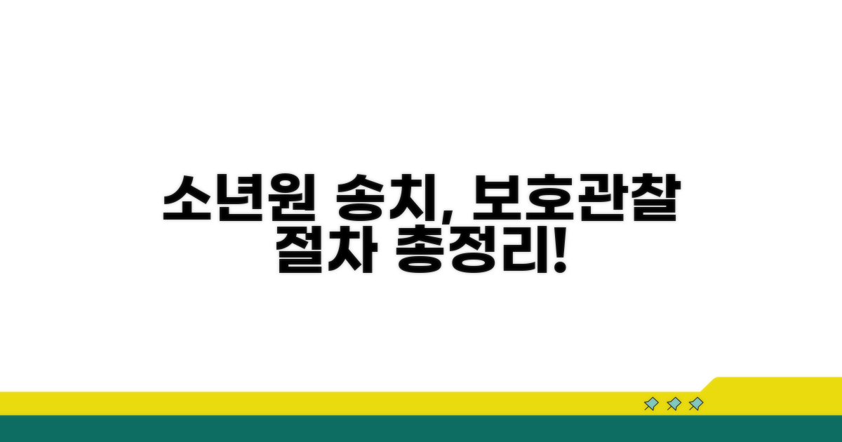 소년원 송치와 보호관찰 절차 안내