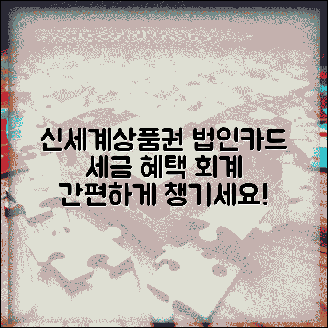 신세계상품권 법인카드 구매 혜택 | 세제 혜택 및 회계 처리 가이드