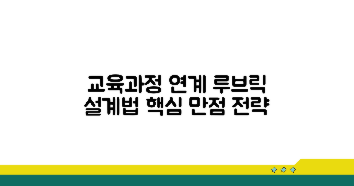 교육과정 연계, 루브릭 설계법