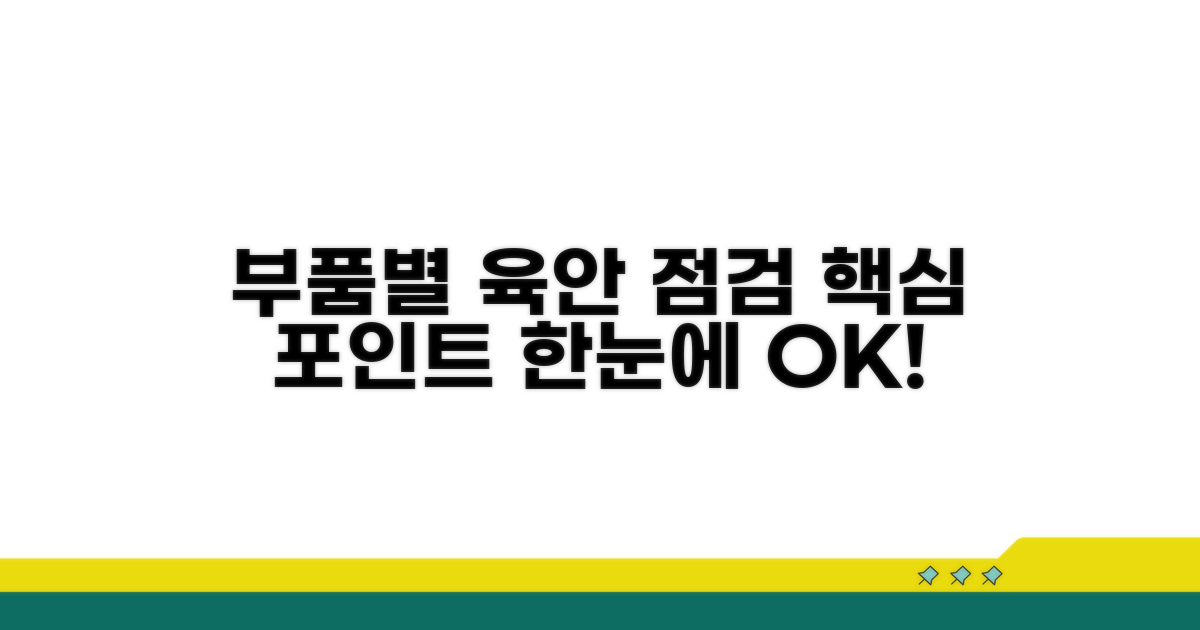 부품별 육안 점검 포인트