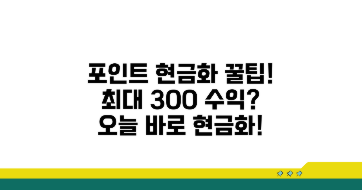 포인트 현금화 가능한 방법