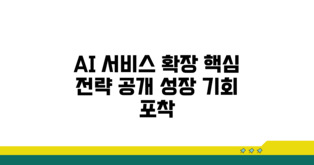 AI 기반 서비스 확장 전략