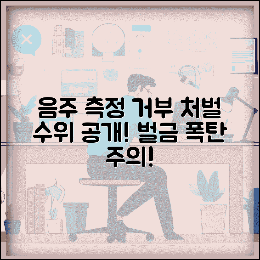 음주측정 거부 처벌 | 음주 측정 불응 처벌 수위 벌금