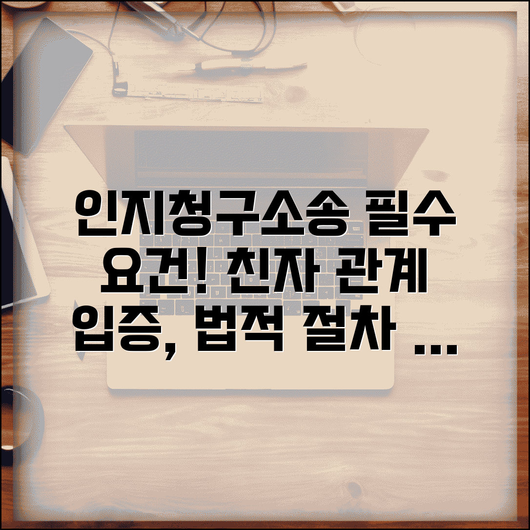 인지청구소송 제기 요건 | 친자 관계 입증을 위한 법적 절차