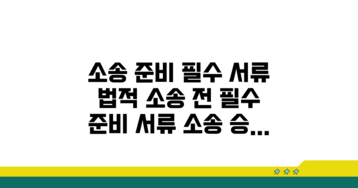 소송 제기 전 준비와 필수 서류