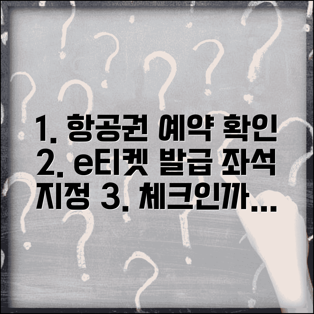 항공권 예약번호 조회 방법 | 항공권 예약 확인 | e티켓 발급 | 좌석 지정 및 체크인
