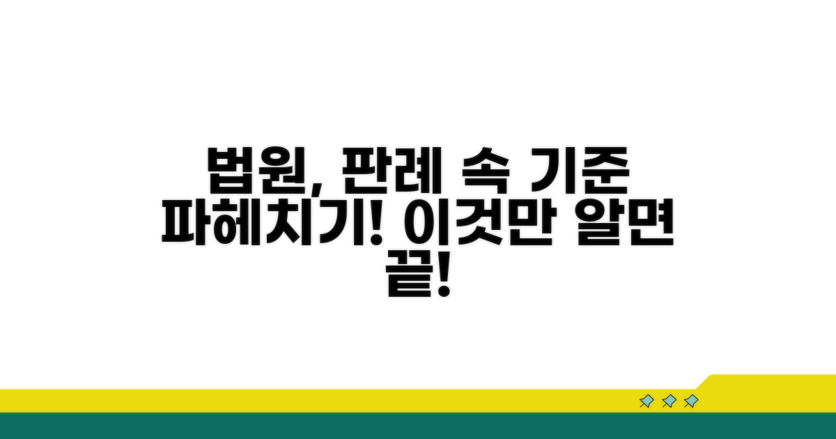인용 사례 속 법원 판단 기준