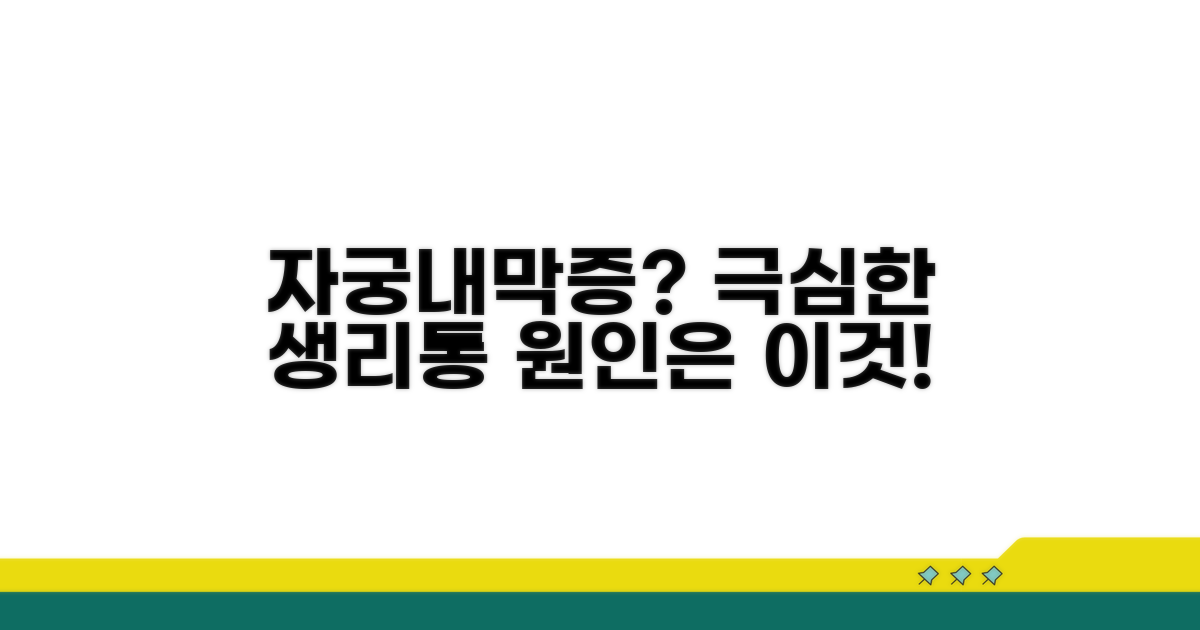 자궁 내막증과 심한 생리통의 연관성