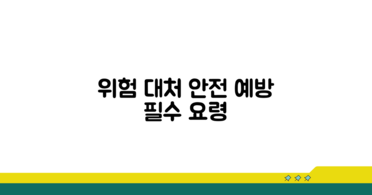 위험 상황 대처와 예방 요령