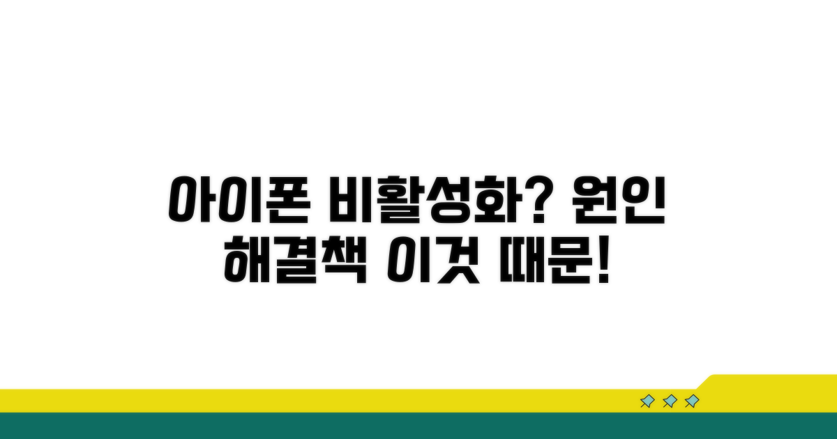 아이폰 비활성화, 왜 뜰까?