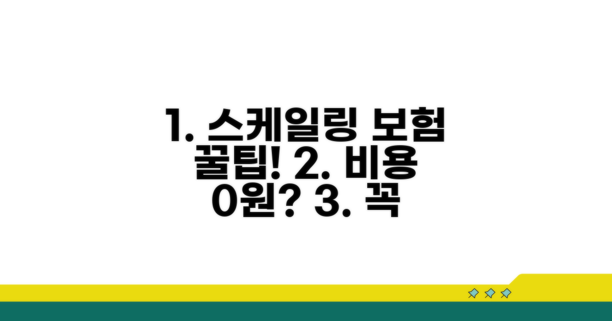 스케일링 비용 절약하는 보험 활용법