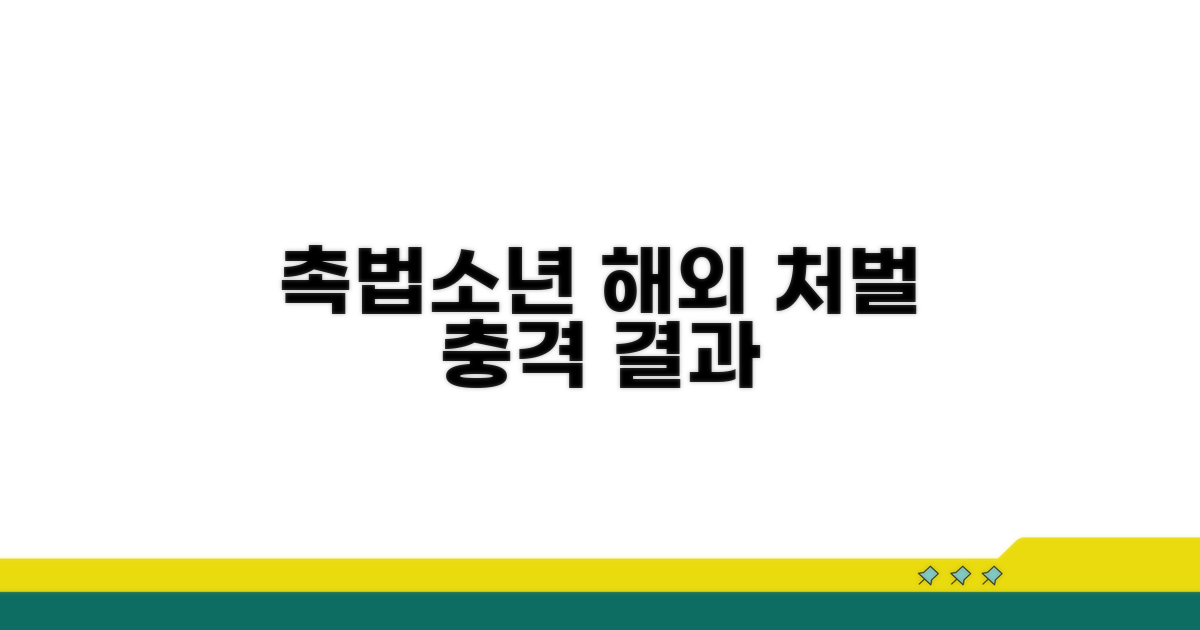 촉법소년 해외 처리 방식과 효과