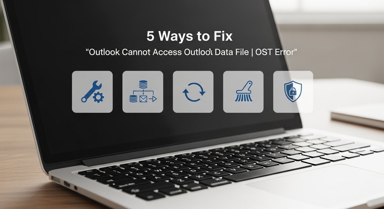 Outlook이 Outlook 데이터 파일에 액세스할 수 없습니다 OST 오류 해결 5가지