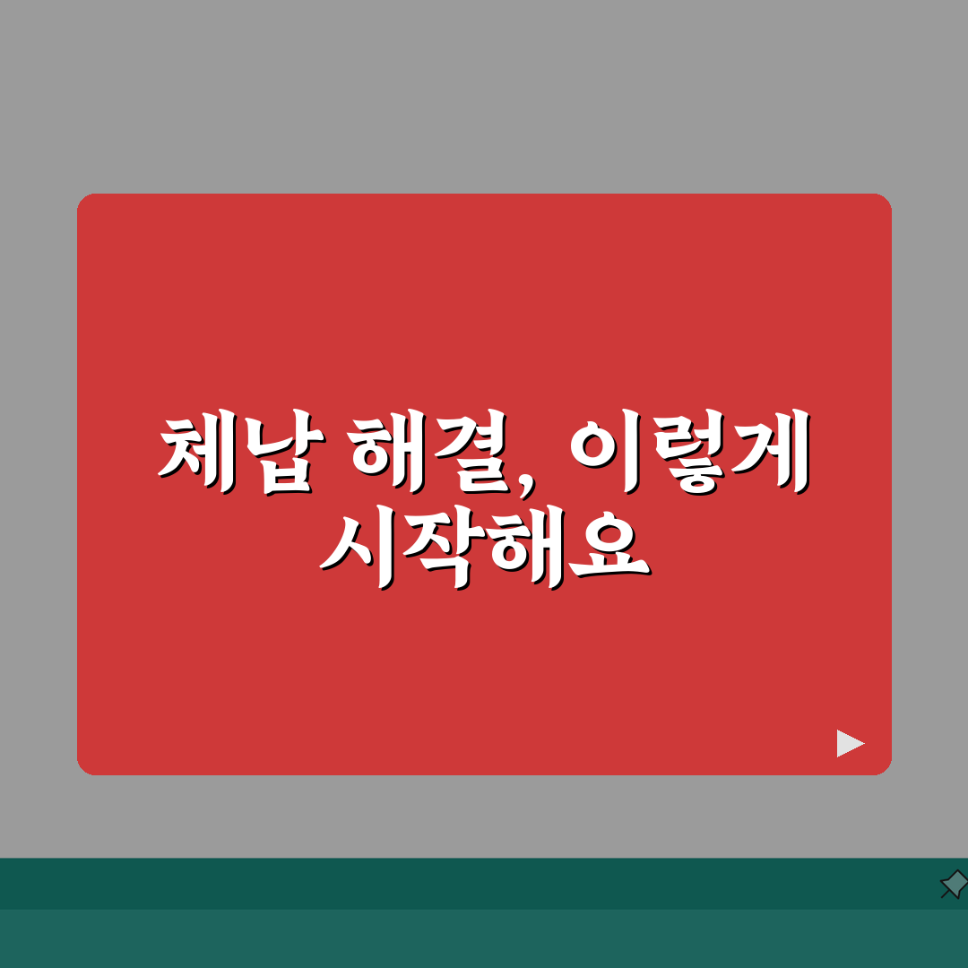 국세 체납 해결방법 총정리 | 분할납부부터 결손처분까지 옵션 분석 꿀팁 공유해요!