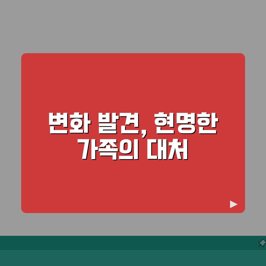 치매 초기증상 가족 대응법 | 변화 발견 시 적절한 대처와 지원 방법, 궁금한 점 공유해드