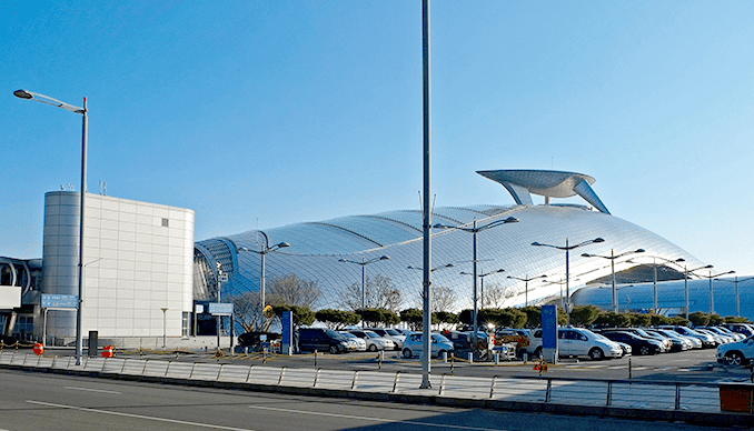 인천공항 주차장 진입로 안내